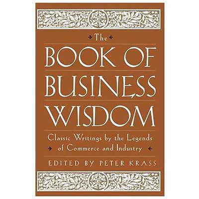NEW The Book of Business Wisdom - Krass, Peter (EDT)