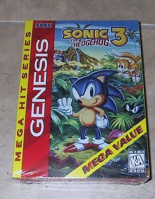 Sonic the Hedgehog 3 NEW factory sealed for Sega Genesis system