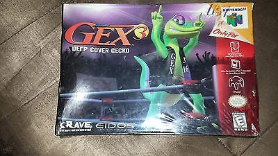 Gex 3: Deep Cover Gecko for N64  (Nintendo 64, 1999) NEW SEALED