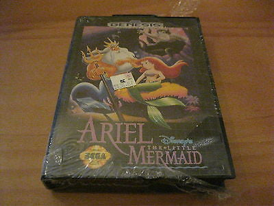 ARIEL THE LITTLE MERMAID SEGA GENESIS GAME FACTORY SEALED NEW NOT REPRINT