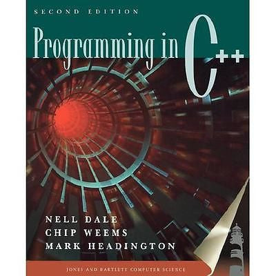 NEW Programming in C++ - Nell B. Dale|Chip Weems|Mar...