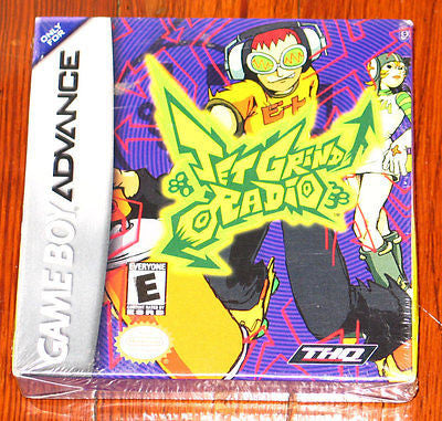NEW SEALED Jet Grind Radio Game Boy Advance GBA/DS Jet Set Radio Sega H-seam