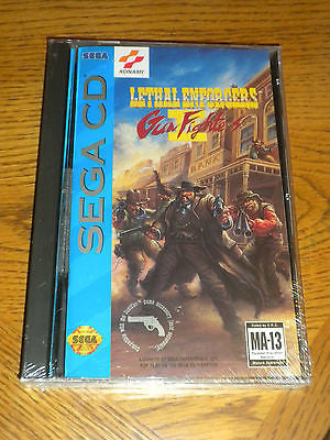 Lethal Enforcers II: Gun Fighters  (Sega CD, 1994) NEW SEALED