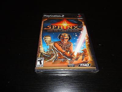 Sphinx and the Cursed Mummy Brand New Factory Sealed PS2 Playstation 2