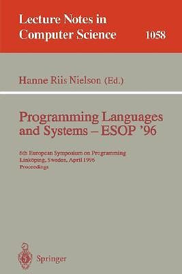 Programming Languages and Systems ESOP 96: 6th European Symposium on Programm...
