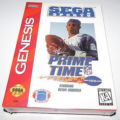 Prime Time Football for Sega Genesis Brand New! FAST SHIPPING!