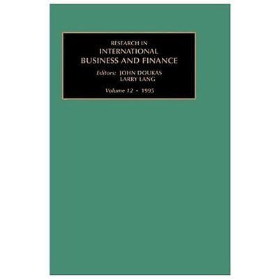 NEW Research in International Business and Finance: Vol 12
