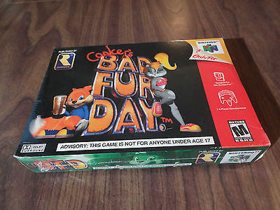 Conker's Bad Fur Day (Nintendo 64, N64) Brand New