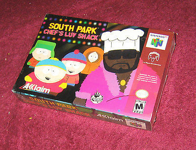 N64 Nintendo N 64 South Park Chef's Luv Shack Brand New Factory Sealed