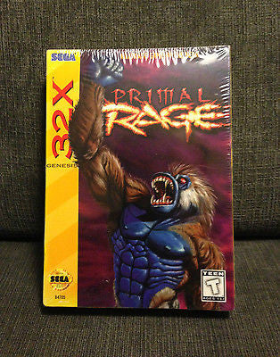 Primal Rage Sega 32X  NEW & Sealed!