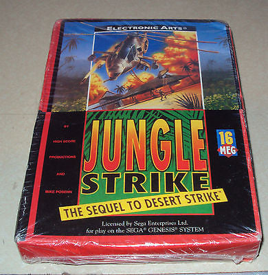 Jungle Strike  (Sega Genesis, 1993) new sealed