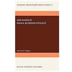 NEW Advances in Small Business Finance - Yazdipour, Rassoul (EDT)