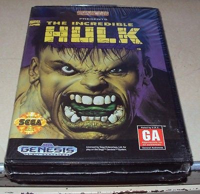 The Incredible Hulk (1994)  (Sega Genesis, 1994) new sealed