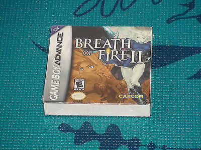 NEW! FACTORY SEALED! Breath of Fire II (Nintendo Game Boy Advance, GBA) RARE!