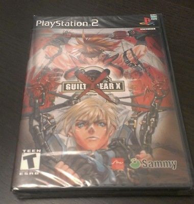 FACTORY SEALED Guilty Gear X  (Sony PlayStation 2, 2001)