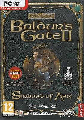 Baldurs Gate 2 II Shadows of Amn PC XP/VISTA SEALED NEW