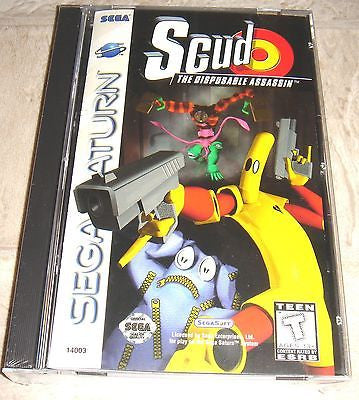 Scud The Disposable Assassin for Sega Saturn Brand New, Factory Sealed!