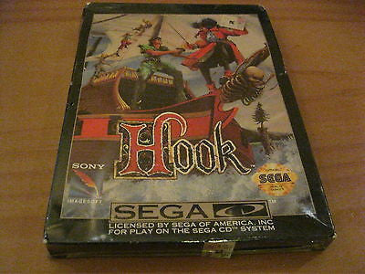 HOOK SEGA CD GAME FACTORY SEALED IN BOX COMPLETE NEW 1991