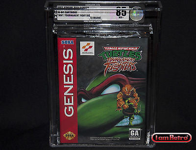 TMNT Tournament Fighters SEGA Genesis Brand New Factory Sealed VGA 85 Near Mint