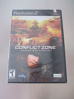 *NEW*  Conflict Zone: Modern War Strategy  (Sony PlayStation 2, 2002)