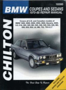 BMW Coupes and Sedans, 1970-88 by Chilton Automotive Editorial Staff (1998,...