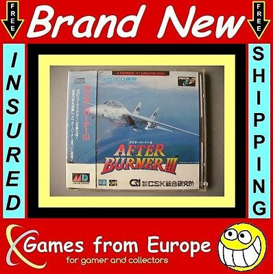 AFTER BURNER III SEGA MEGA DRIVE CD JAPANESE VERSION FACTORY SEALED BRAND NEW