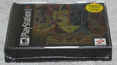 RARE-YU-GI-OH! FORBIDDEN MEMORIES (PREMIUM) WITH CARDS PS1 2002 [FMR 001-002-003