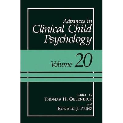 NEW Advances in Clinical Child Psychology: Volume 17 - Ollendick