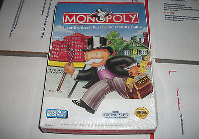 Monopoly (1992) (Sega Genesis, 1992) SEALED NEW