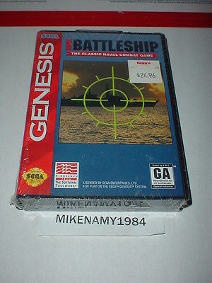 New SUPER BATTLESHIP game for Sega GENESIS - FACTORY SEALED !!