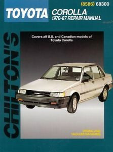 Toyota Corolla, 1970-87 by Chilton Automotive Editorial Staff (1998, Paperback)