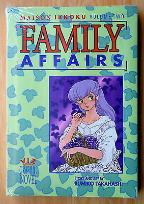 NEW Rumiko Takahashi Family Affairs Volume Two Manga Graphic Novel English