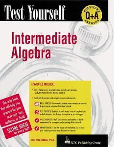 Intermediate Algebra by Joan Van Glabek (1996, Paperback)