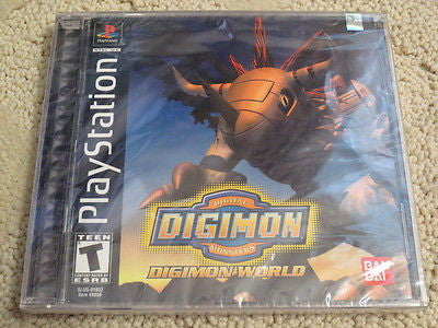 BRAND NEW Digimon World 1 FACTORY SEALED! Black Label Sony PlayStation PS1 PSone