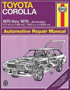 Toyota Corolla 1978 Thru 1979 No. 361 by P. G. Stasman and John Haynes (1965,...