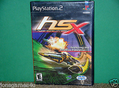 HSX: Hypersonic.Xtreme (Sony PlayStation 2, 2003) NEW SEALED BLACK LABEL VERSION