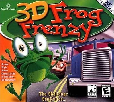 3D Frog Frenzy - Arcade Style Action Froggy Freeway Traffic Crossing PC NEW