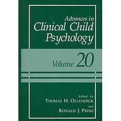 NEW Advances in Clinical Child Psychology 9780306456671