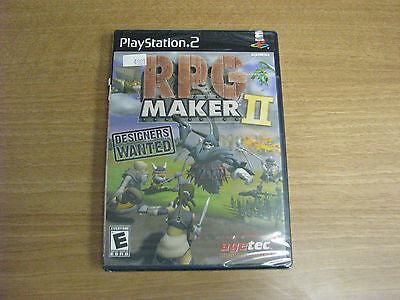 PS2 RPG Maker II (Sony PlayStation 2, 2003) FACTORY SEALED! MAKES A GREAT GIFT!