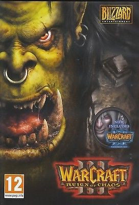 WARCRAFT III 3 GOLD EDITION Reign of Chaos & The Frozen Throne for PC/MAC