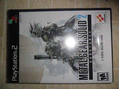 Metal Gear Solid 2: Substance (Sony PlayStation 2, 2003) Brand New Black Label