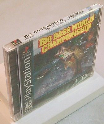 Big Bass World Championship  (Sony PlayStation 1, 1997)  New  PS1, PS2, PS3