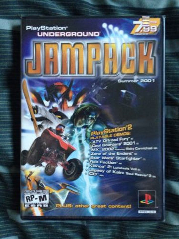 PlayStation Underground Jampack: Summer 2001  (Sony PlayStation 2, 2001)