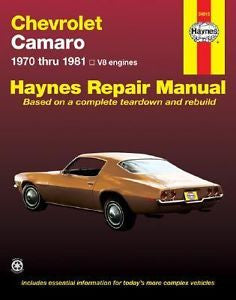 Haynes Chevrolet Camaro, 1970 Thru 1981 by Scott Mauck and John Haynes (1999,...