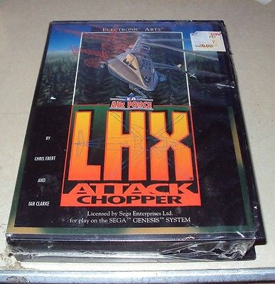 LHX Attack Chopper  (Sega Genesis, 1992) new sealed