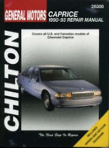 Caprice, 1990-93 by Chilton Automotive Editorial Staff (1998, Paperback)