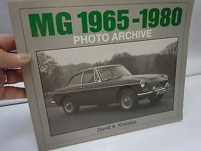 MG 1965-1980 Photo Archive by David A. Knowles (1996, Paperback) car