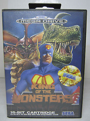 SEGA MEGA DRIVE GENESIS PAL 1993 KING OF THE MONSTERS UNUSED NEW