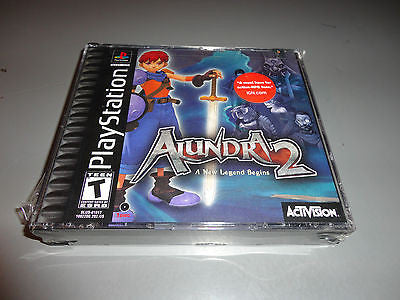 Alundra 2 II Brand New Factory Sealed PS1 Playstation Game