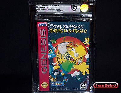 Simpsons Bart's Nightmare SEGA Genesis Factory Sealed NEW VGA 85+